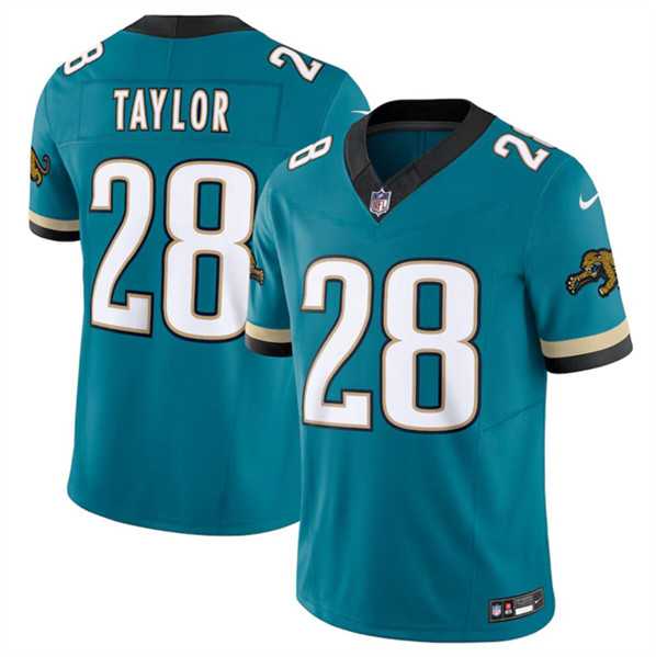 Men & Women & Youth Jacksonville Jaguars #28 Fred Taylor Teal 2024 F.U.S.E. Prowler Throwback Vapor Limited Football Stitched Jersey->jacksonville jaguars->NFL Jersey